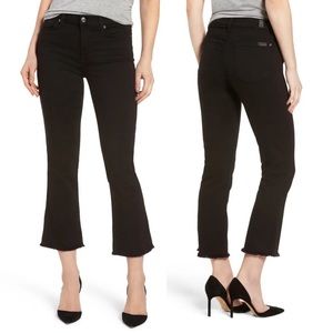 7 For All Mankind Black Ankle & Cropped Jeans